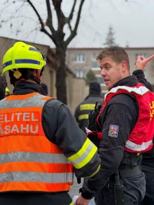 Výcvik policistů na žateckém gymnáziu