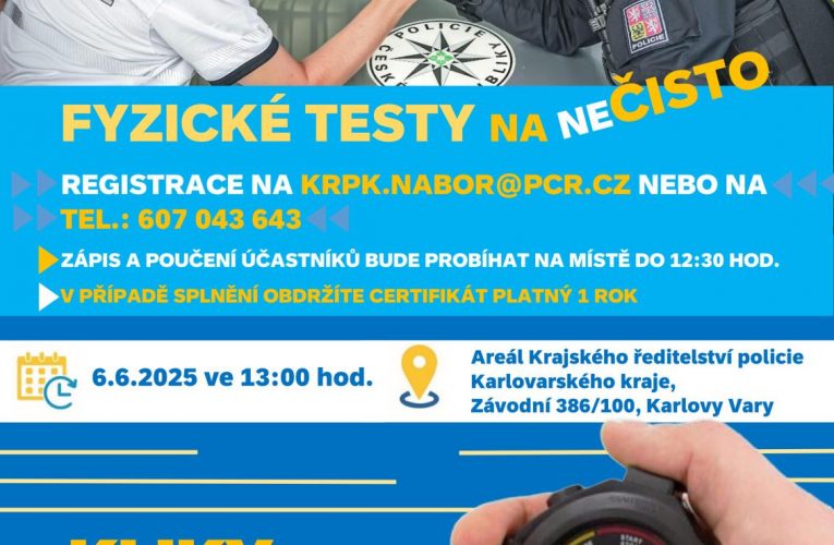 Fyzické testy nanečisto v Karlových Varech