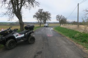 Pátráme po svědcích dopravní nehody čtyřkolky
