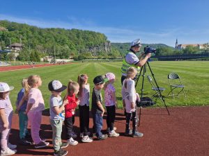 Dopravní den na děčínském atletickém stadionu