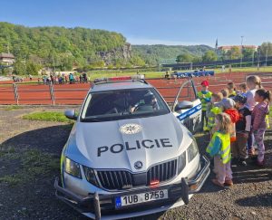 Dopravní den na děčínském atletickém stadionu