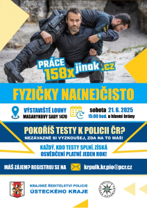 Vyzkoušejte si policejní fyzičky v Lounech