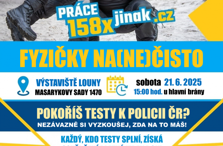 Vyzkoušejte si policejní fyzičky v Lounech