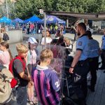 Centrum patřilo policistům