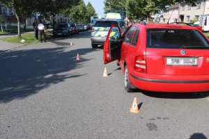 Cyklistka se srazila s autem