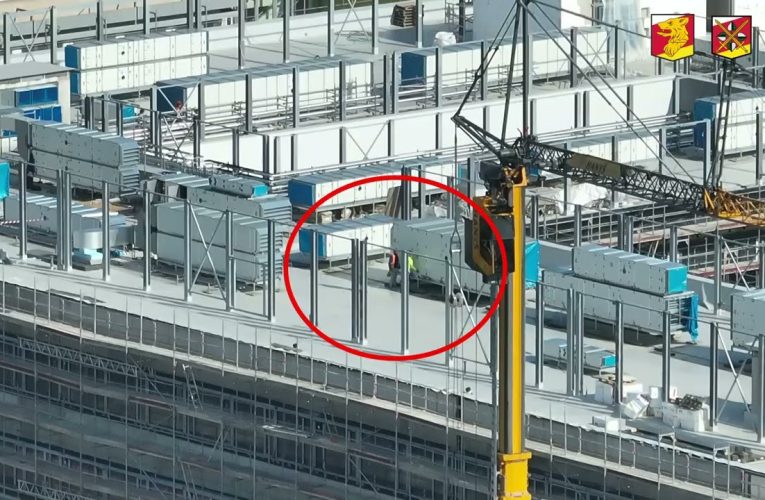 Kontrola cizinců na staveništi kampusu