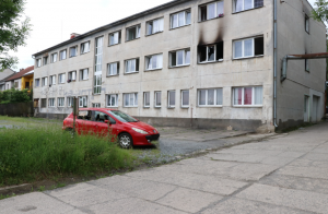 Požár ubytovny