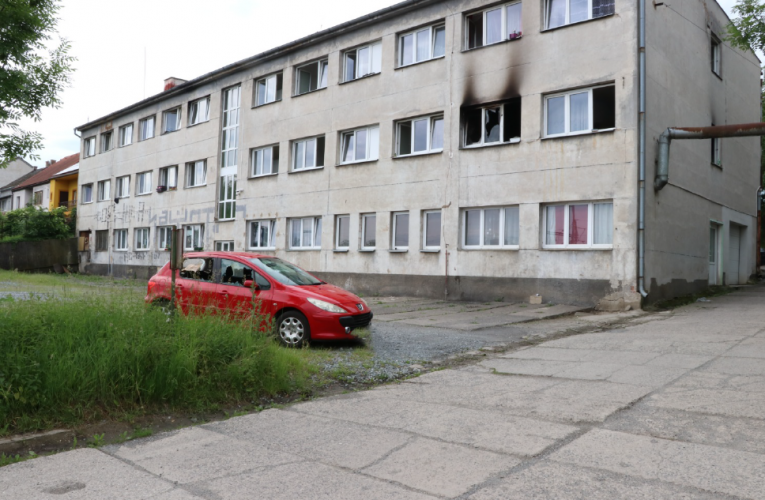 Požár ubytovny