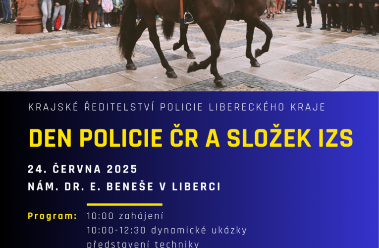 Pozvánka na Den Policie ČR a složek IZS v Liberci