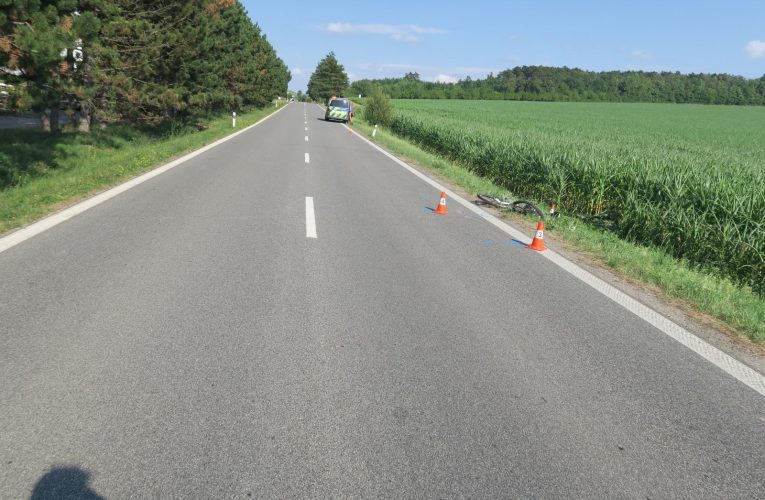 Cyklista srážku nepřežil
