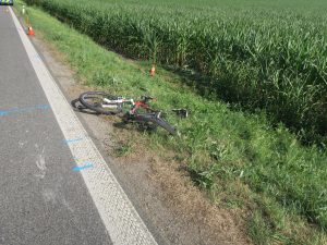 Cyklista srážku nepřežil