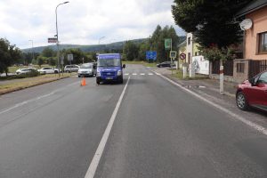 Hledáme svědky střetu chodkyně s dodávkovým vozidlem