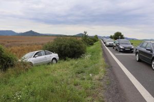Na vině je sršeň, tvrdil řidič havarovaného vozidla