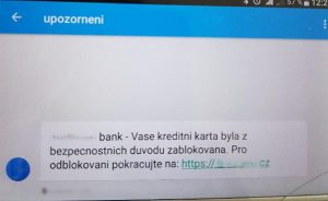 Objasnění série phishingových útoků