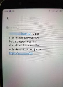 Objasnění série phishingových útoků