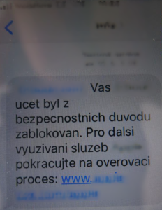 Objasnění série phishingových útoků