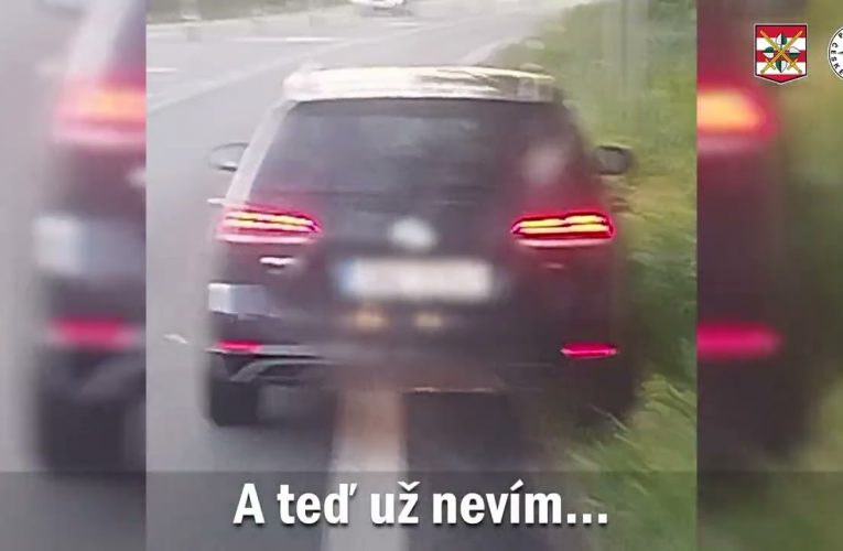 Riskantní jízda černého Passatu