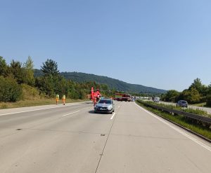 Dopolední nehoda na dálnici
