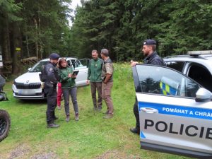 Společná kontrolní akce s pracovníky CHKO
