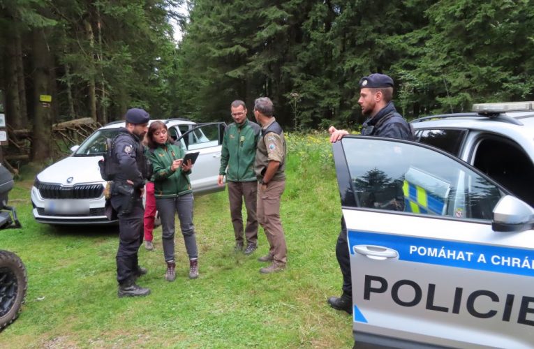 Společná kontrolní akce s pracovníky CHKO