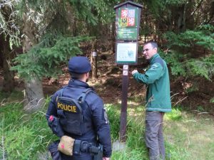 Společná kontrolní akce s pracovníky CHKO