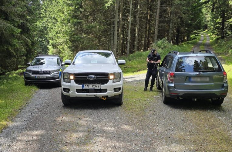 Společné akce policistů a strážců přírody v CHKO Jeseníky