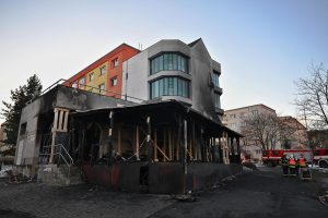 Tragický požár v Mostě