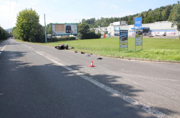 V neděli ve Zlíně havarovali motorkáři