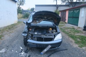 Vážná nehoda vozidla a motocyklu v Karlových Varech