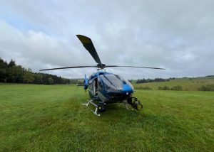 Cvičná pátrací akce v Krušných horách