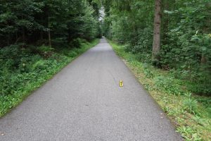 Hledáme svědky střetu chodkyně s cyklistou na cyklostezce