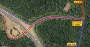 Obousměrné uzavření dálnice D8