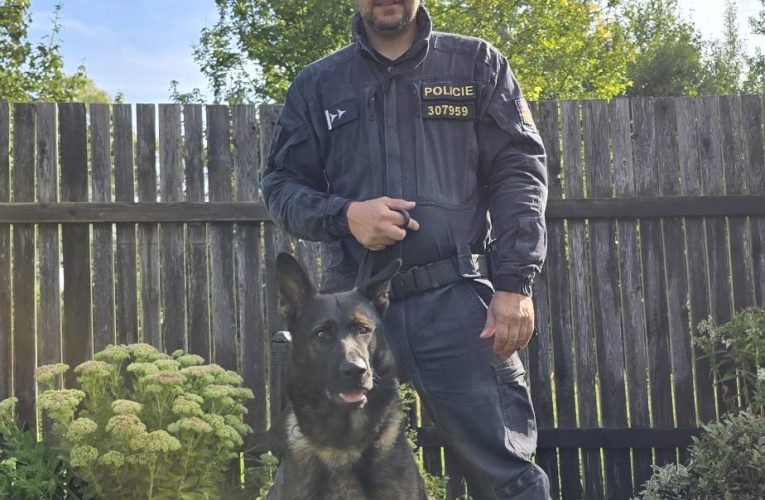 Služební pes vypátral podezřelého