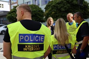 Taktické cvičení v budově krajského úřadu v Pardubicích