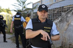 Taktické cvičení v budově krajského úřadu v Pardubicích