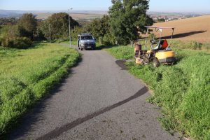 Ukradl sekačku a havaroval