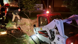 Zásah trval do noci