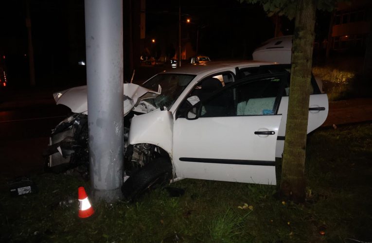 Mladík po havárii nadýchal 1,51 promile