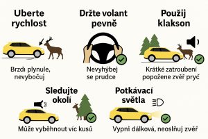 Řidiči pozor, zamilovaný srnec neřeší pravidla silničního provozu!