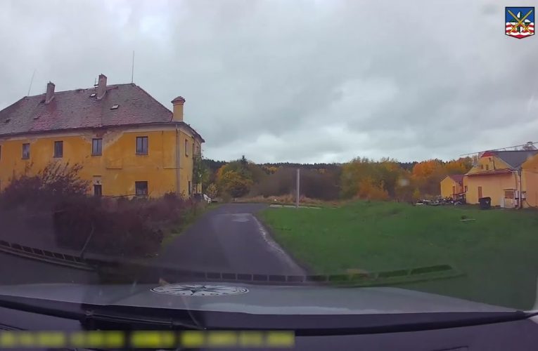 Cizinec vystoupil z vozidla a utíkal policistům