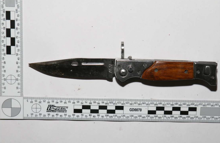 Na ostrahu vytáhl nůž