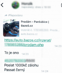 Podvodné jednání na inzertních serverech