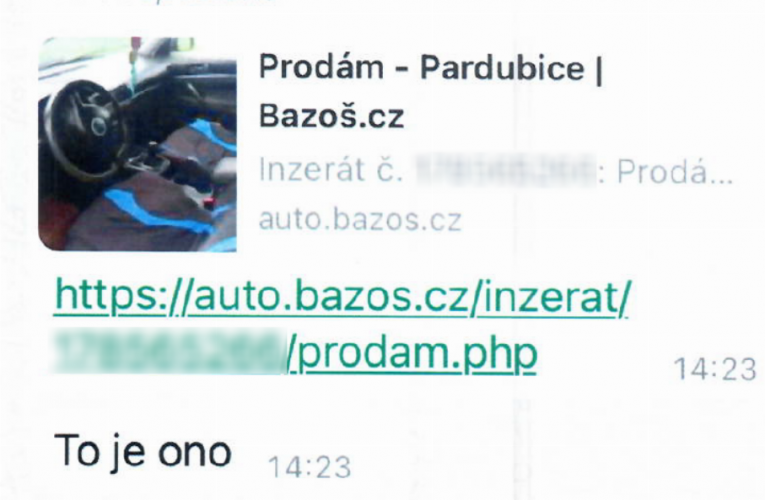 Podvodné jednání na inzertních serverech