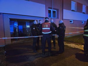 Požár bytu v Českých Budějovicích