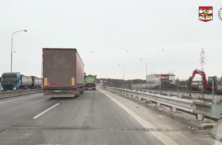 Situace na křížení D1 a D2